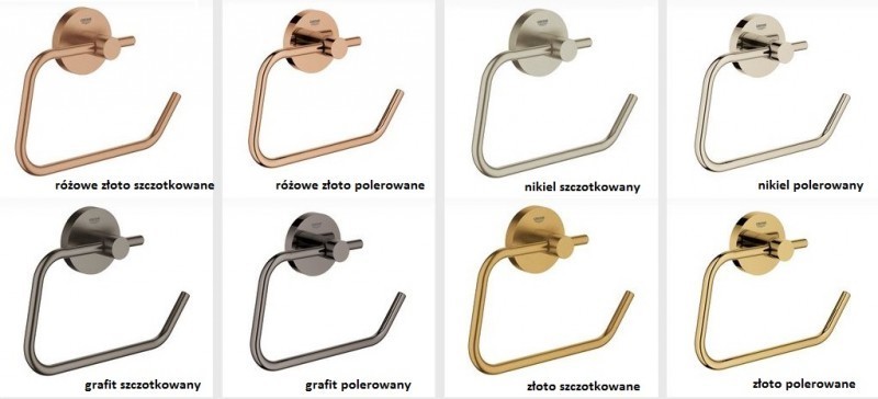 Grohe Essentials uchwyt na papier toaletowy nikiel polerowany polished nickiel 40689BE1