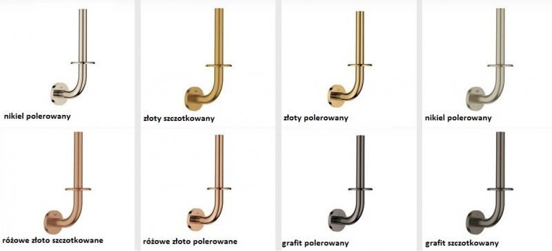 Grohe Essentials uchwyt na zapasowy papier toaletowy złoto szczotkowane brushed warm sunset 40385DL1