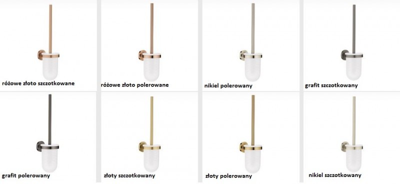 Grohe Essentials szczotka toaletowa kompletna szkło złoty polerowany cool sunrise 40374GL1 - OD RĘKI !!!