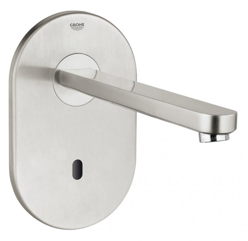 Grohe Eurosmart Cosmopolitan E podtynkowa elektroniczna bateria umywalkowa wylewka 232mm zasilana z sieci 230V stal 36334SD0