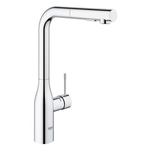 Grohe Essence bateria zlewozmywakowa z wyciąganą wylewką chrom 30270000