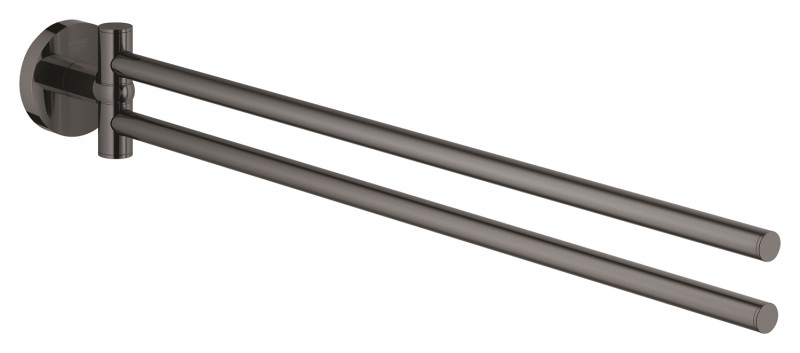 Grohe Essentials wieszak na ręcznik dwuramienny grafit polerowany hard graphite 40371A01