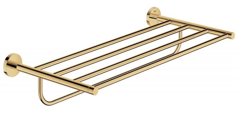 Grohe Essentials półka z wieszakami na ręczniki złoty polerowany cool sunrise 40800GL1