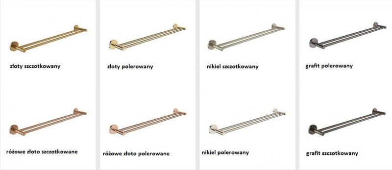 Grohe Essentials wieszak na ręczniki złoto szczotkowane brushed warm sunset 40802DL1