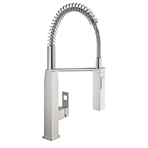 Grohe Eurocube bateria zlewozmywakowa stal 31395DC0