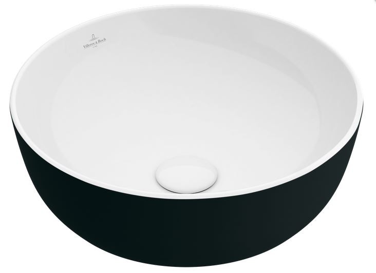 Villeroy&Boch Artis umywalka stojąca na blacie 43cm coal black ceramicplus 417943BCT8