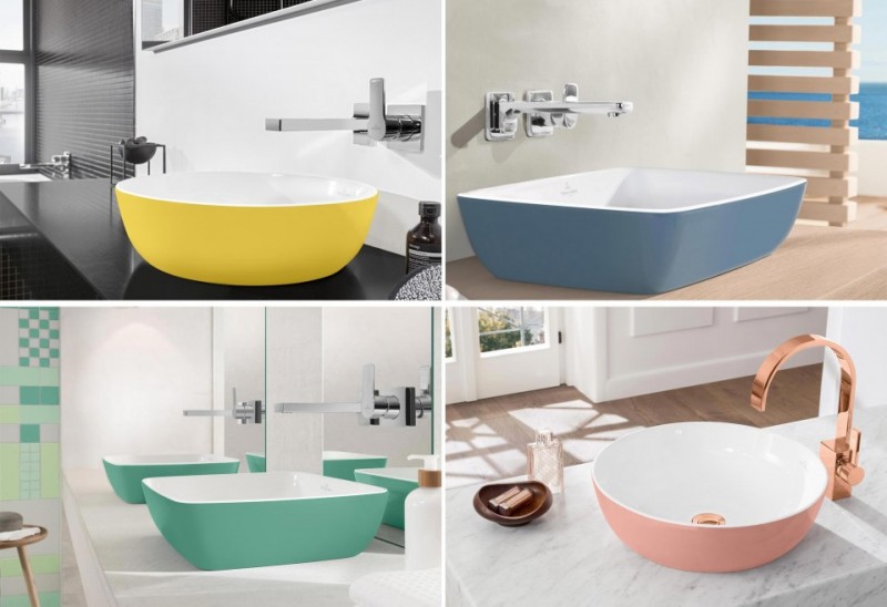 Villeroy&Boch Artis umywalka stojąca na blacie 43cm powder ceramicplus 417943BCT0