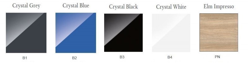 Villeroy&Boch Avento szafka boczna 89cm drzwi prawe Crystal Black czarny połysk A89501B3