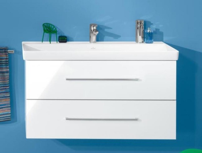 Villeroy&Boch Avento umywalka meblowa 100cm z przelewem biały weiss alpin ceramicplus 4156A5R1