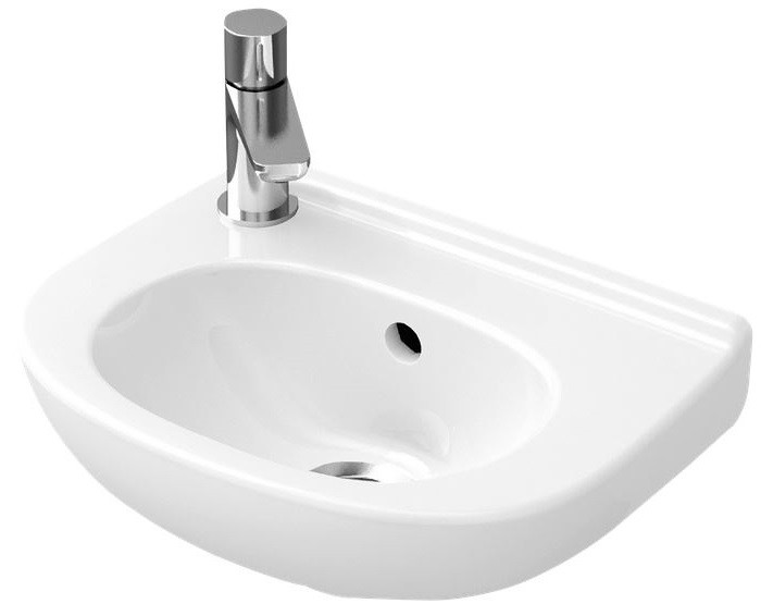 Villeroy&Boch O.Novo umywalka mała 36cm otwór z lewej strony biała weiss alpin 53603901