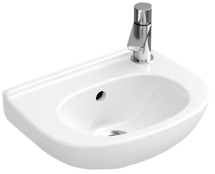 Villeroy&Boch O.Novo umywalka mała 36cm otwór z prawej strony biała weiss alpin 53603801