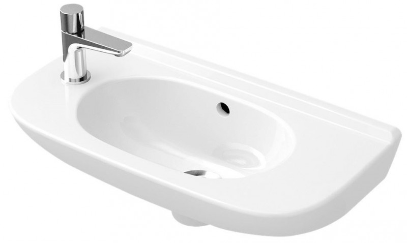 Villeroy&Boch O.Novo umywalka mała 50cm otwór z lewej strony biała weiss alpin 53615401