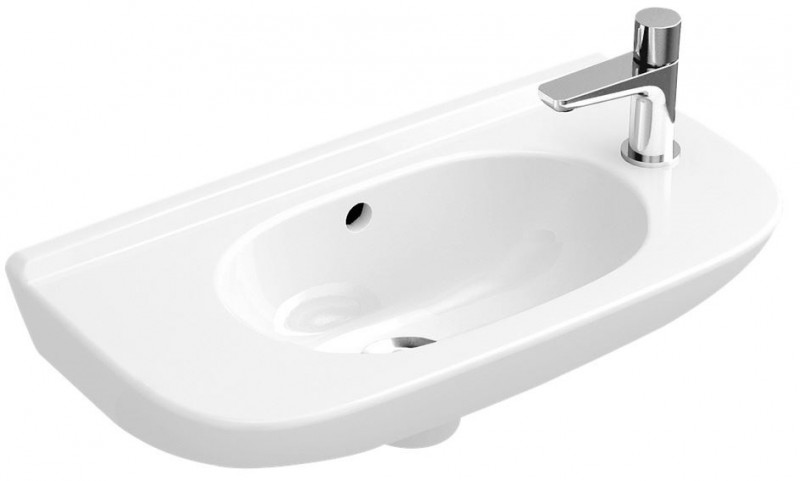 Villeroy&Boch O.Novo umywalka mała 50cm otwór z prawej strony biała weiss alpin 53615301
