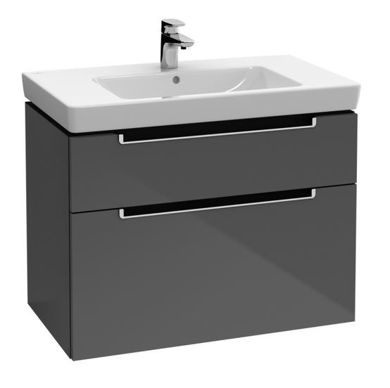 Villeroy&Boch Subway 2.0 szafka pod umywalkę 100 cm 98,7 x 59 cm Glossy Grey szary połysk A91500FP