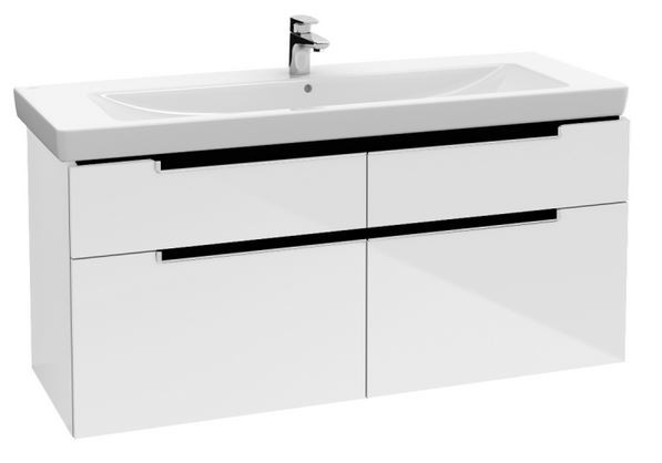 Villeroy&Boch Subway 2.0 szafka pod umywalkę 130 cm 128,7 x 59 cm Glossy White biały połysk A91600DH