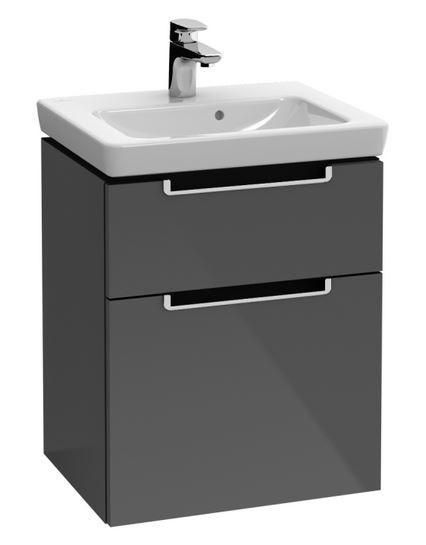 Villeroy&Boch Subway 2.0 szafka pod umywalkę 60 cm 58,7x59 cm Glossy Grey szary połysk A90900FP