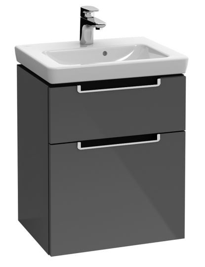 Villeroy&Boch Subway 2.0 szafka pod umywalkę 45 cm 44x59 cm Glossy Grey szary połysk A90600FP