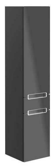 Villeroy&Boch Subway 2.0 szafka wysoka 165 cm drzwi prawe Glossy Grey szary połysk A70800FP