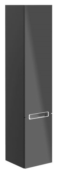 Villeroy&Boch Subway 2.0 szafka wysoka 165 cm drzwi prawe Glossy Grey szary połysk A71000FP