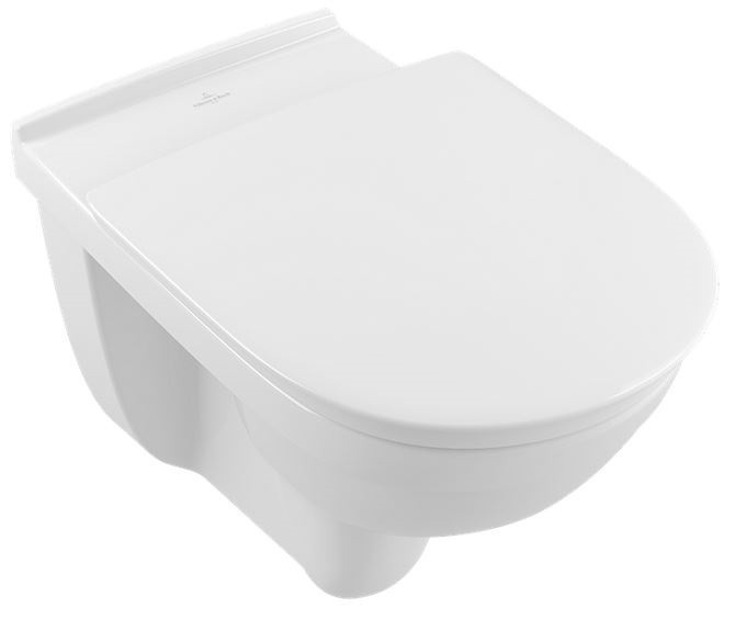 Villeroy&Boch O.Novo Vita DirectFlush muszla wisząca dla osób niepełnosprawnych 59,5 cm biała weiss alpin ceramicplus 4695R0R1