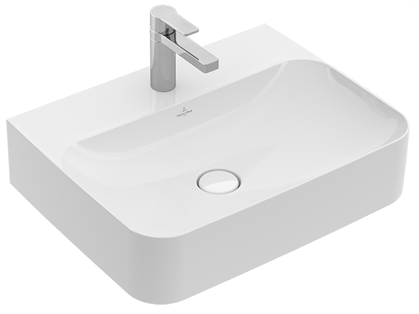 Villeroy&Boch Finion umywalka z ukrytym przelewem ViFlow 60cm biały weiss alpin ceramicplus 416864R1