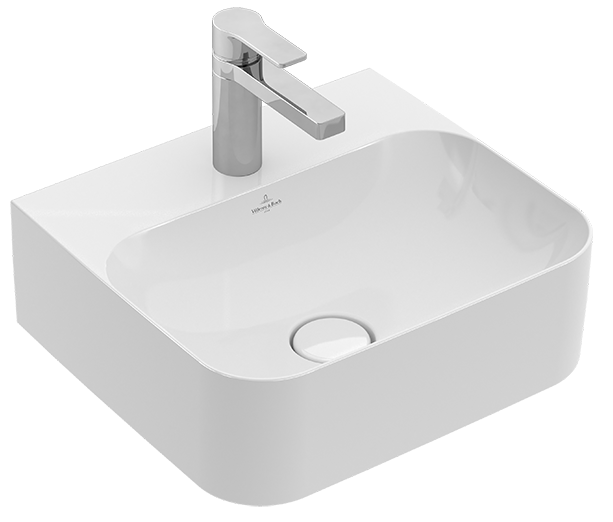 Villeroy&Boch Finion umywalka stawiana na blat bez przelewu 43cm biały weiss alpin ceramicplus 43644LR1