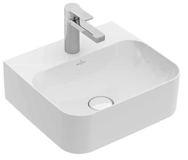 Villeroy&Boch Finion umywalka z ukrytym przelewem ViFlow 43cm biały weiss alpin ceramicplus 436444R1