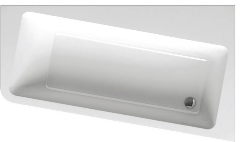 Ravak 10 wanna asymetryczna prawa 170x100 cm biała C821000000