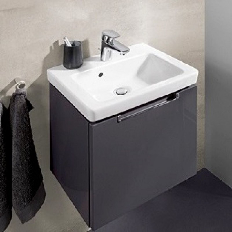 Villeroy&Boch Subway 2.0 szafka pod umywalkę 65 cm 63,7x42 cm Glossy Grey szary połysk A68800FP