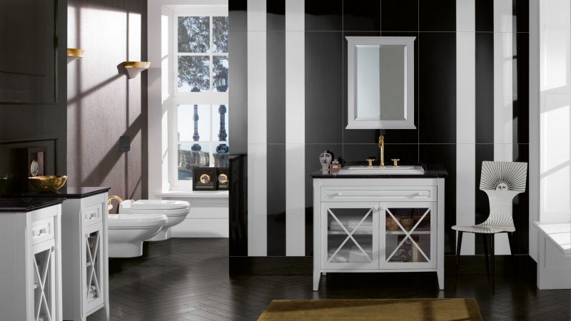 Villeroy&Boch Hommage lustro 98,5 x 74 cm biały 85652200