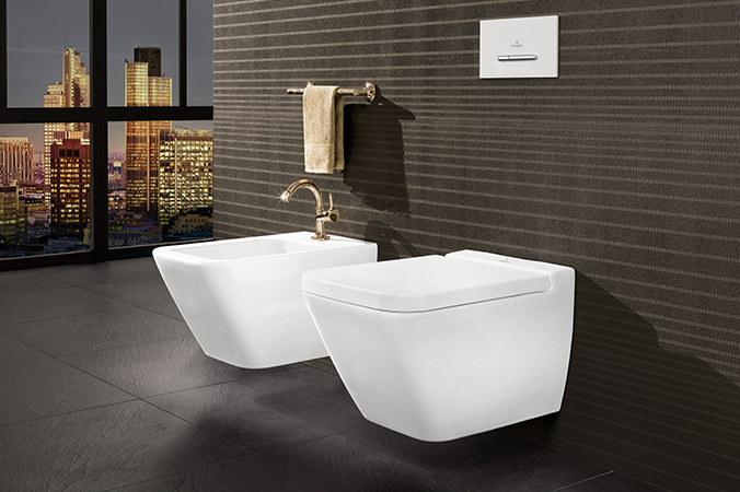 Villeroy&Boch Finion bidet wiszący z przelewem 56cm biały weiss alpin ceramicplus 446500R1