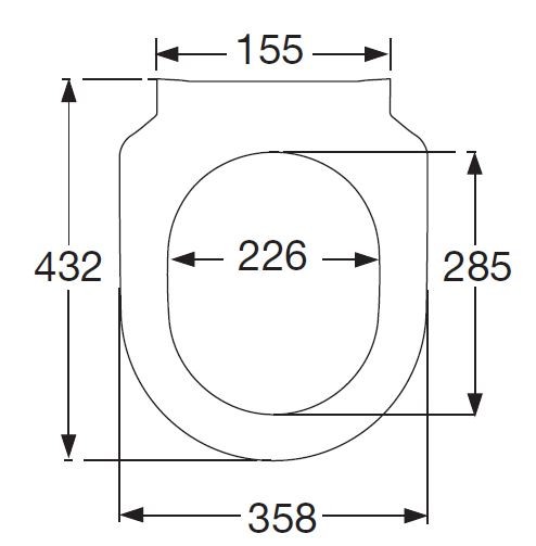 Villeroy&Boch Subway deska sedesowa slim wolnoopadająca biała weiss alpin 9M65S101