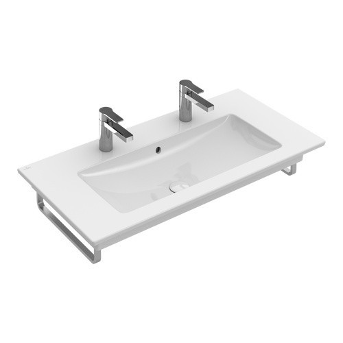Villeroy&Boch Venticello umywalka 100cm z 2 otworami 100x50 weiss alpin ceramicplus 4104AKR1