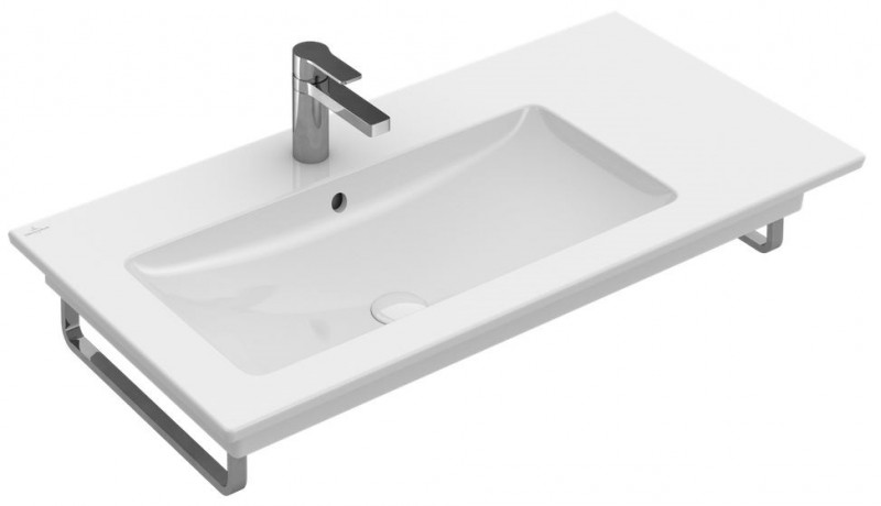 Villeroy&Boch Venticello umywalka z misą po lewej stronie 100cm z przelewem weiss alpin 4134L101