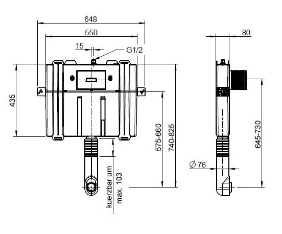 Villeroy&Boch ViConnect Compact spłuczka podtynkowa do WC 92248200