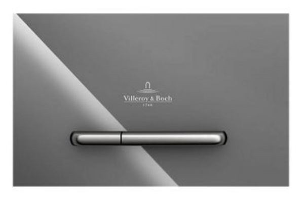 Villeroy&Boch ViConnect E300 przycisk do stelaża WC antracyt/chrom mat 922169D8
