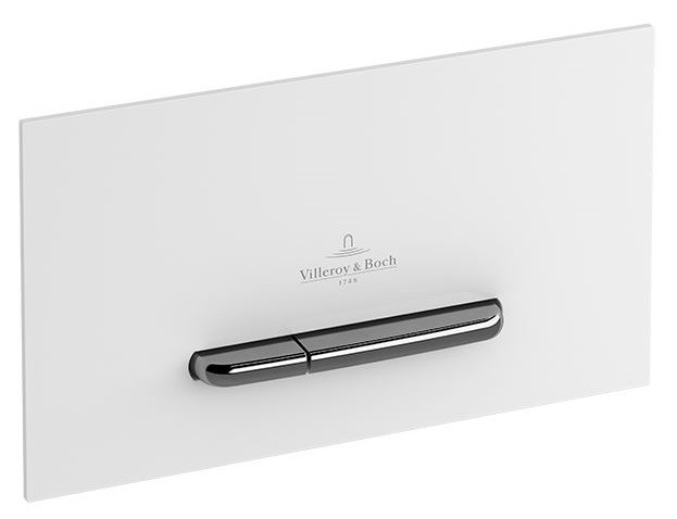 Villeroy&Boch ViConnect E300 przycisk do stelaża WC biały/chrom 92216168