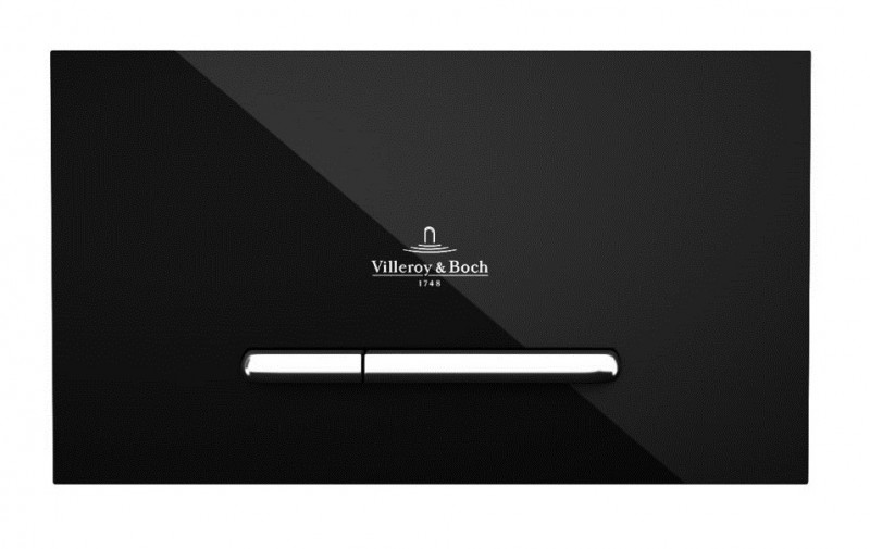 Villeroy&Boch ViConnect M300 przycisk do stelaża szkło czarny połysk 922160RB
