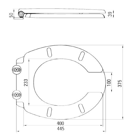 Deante Vital deska wolnoopadająca biały CDV6DOZ