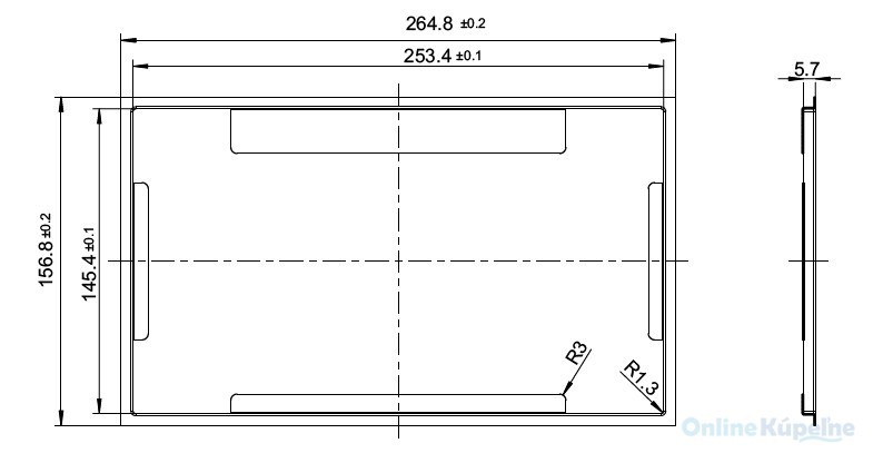 Villeroy&Boch ViConnect ramka dystansowa do zestawu montażowego do montazu na równi z płytką 922158LC