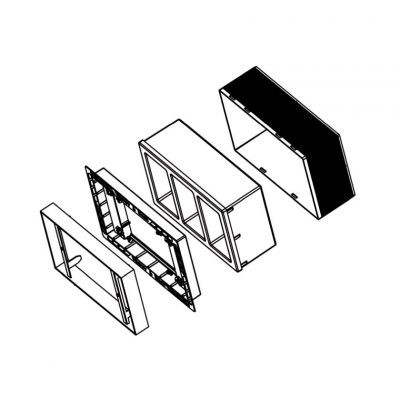 Villeroy&Boch ViConnect zestaw montażowy do montazu na równi z płytką 922159LC