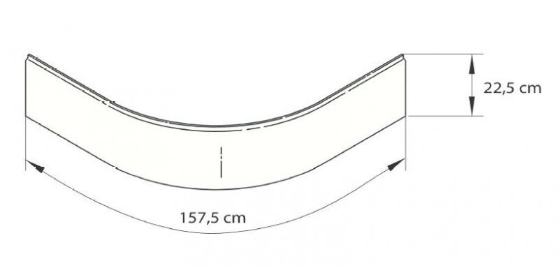 Deante Standard Plus II obudowa brodzika 90x90 biały KTU031O