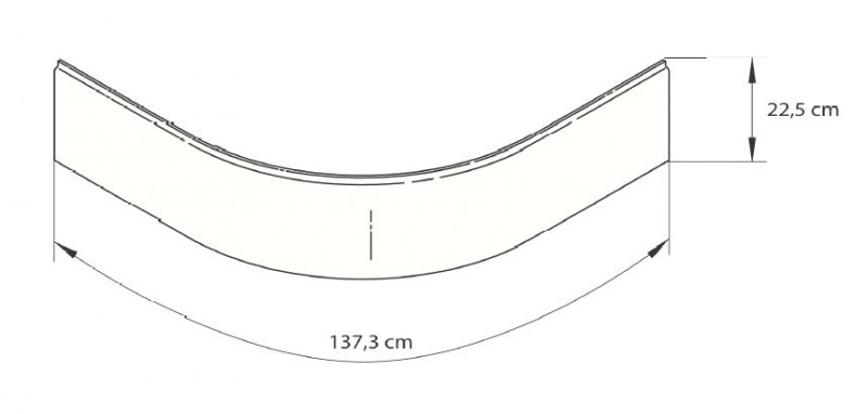 Deante Standard Plus II obudowa brodzika 80x80 biały KTU032O