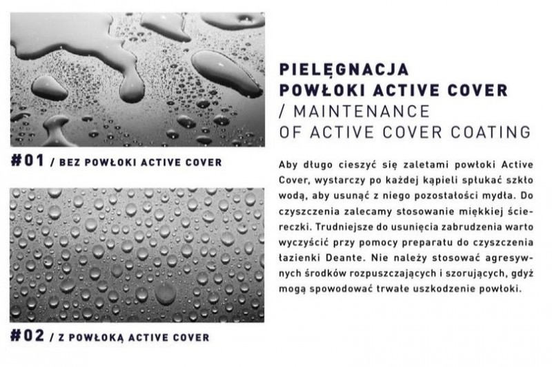 Deante Kerria kabina kwadratowa drzwi składane 90x90 chrom szkło przeźroczyste KTK041P