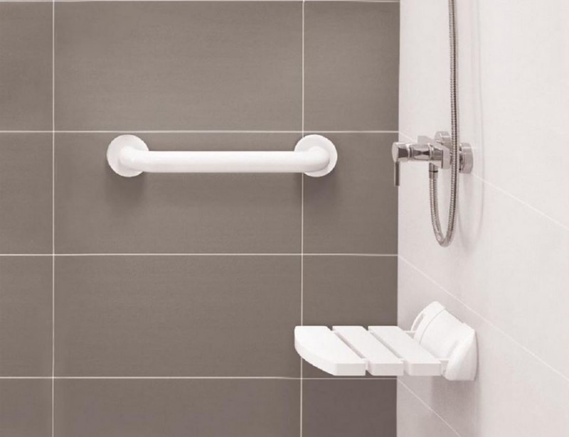 Deante Vital uchwyt przyścienny 300 mm stal polerowana NIV041A