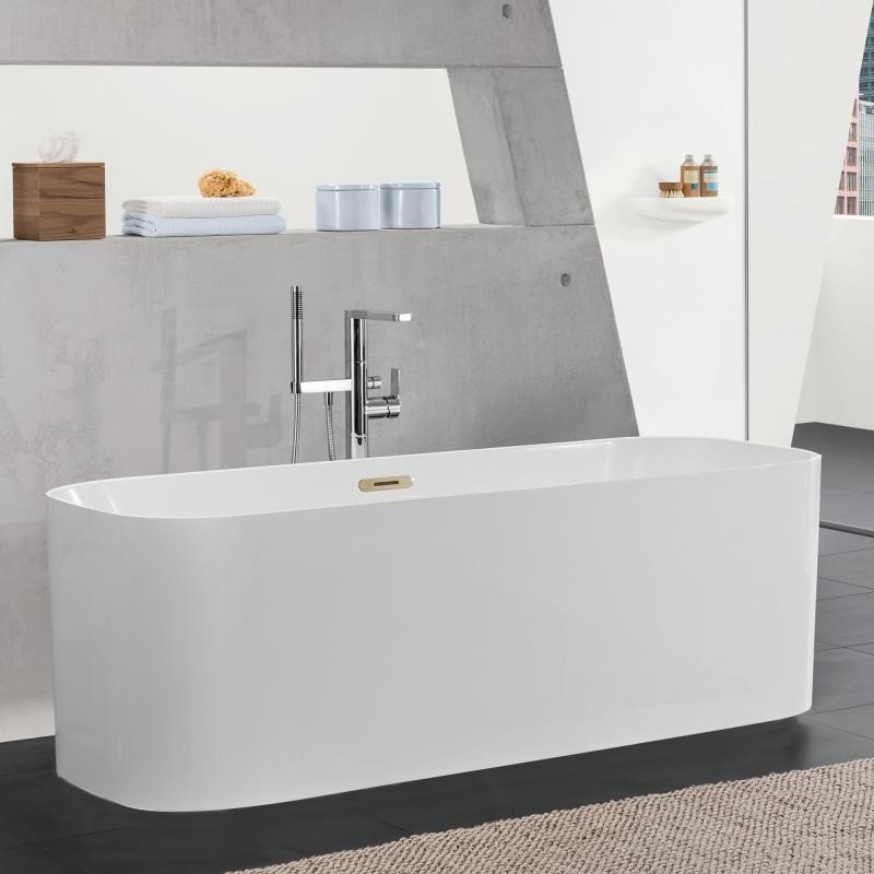 Villeroy&Boch Finion Duo wanna wolnostojąca owalna z napełnianiem przez przelew 170x70 biały weiss alpin champagne UBQ177FIN7N200V401
