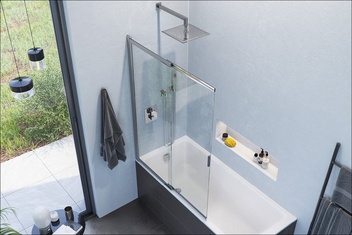 Excellent liner parawan wannowy 2-cześciowy rozsuwany - 63-110cm KAEX.2920.1100.LP