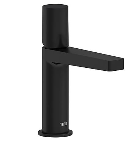 Tres Exclusive Project-Tres bateria umywalkowa czarny mat 211.103.02.NM