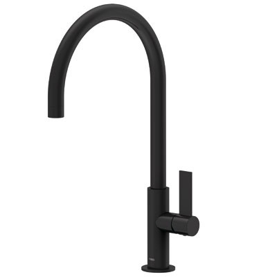 Tres Exclusive Project-Tres bateria umywalkowa wysoka XL czarny mat 211.906.01.NM