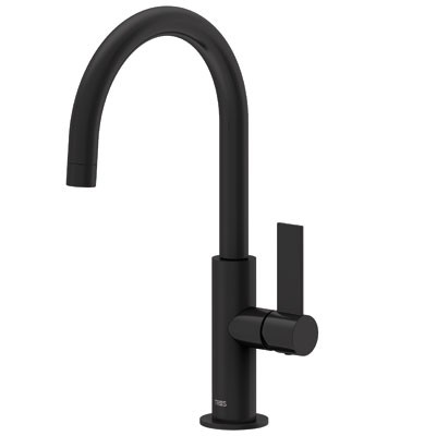 Tres Exclusive Project-Tres bateria umywalkowa wysoka czarny mat 211.905.01.NM